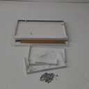 Expandable Cabinet Organizer Shelf With Adjustable Height, Stackable Kitchen Countertop Organizer Rack, Adjustable Shelf Riser For Kitchen Counter, Pantry, Cupboard, Desk, Tabletop (White-2 Pack)