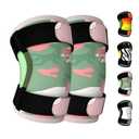 aoFIT Knee Sleeve for Men &Women 5mm (1 Pair) Knee Brace Neoprene with Adjustable Strap Knee Compression Sleeves，Non-Slip Knee Support for Training & Fitness, Weightlifting, Sports,Pink 2XL