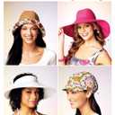 Simplicity Bell-Shaped, Lined, Wide Brim, and Open Crown Hat Sewing Pattern Kit, Code S9505, Sizes S-M-L, Multicolor