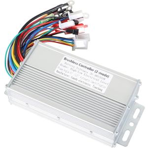 Silscvtt Brushless Motor Speed Controller 36-48V 500W Square Wave Controller DC Replacement for E-Bike Scooter Motor Controller