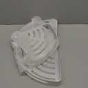 VOLPONE Corner Shower Shelves with Hooks Shower Storage Rack Rustproof Tub Organizer Drill Free (adhesive mounting, no suction cup) Shampoo Holder Wall Mount Corner Shower Caddy (3-Pack, Silver)