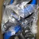 Enyke 5 Inch Prep Table Cater Wheels Set of 4, Threaded Swivel Expanding Stem Casters with Brake Fit 7/8", 1", 1-1/2", or 1-5/8" ID Tube Leg for Stainless Steel Table, Cart