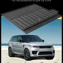 3W Cargo Liner Fit for Range Rover Sport 2014-2022,TPE All Weather Custom Fit Trunk Mat for Range Rover Sport Full Set Car Mats, Black