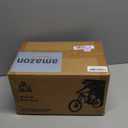 Zacro Kids Bike Seat Set, Comfort Bike Seat with Backrest, Wide Child Bicycle Rear Seat Cushion Back Safety Armrest Handrail Feet Pedals, Children Bicycle Back Seat for Over 5 Years Old