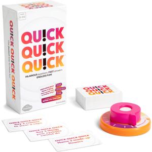 Quick Quick Quick by Relatable, Unleash Your Inner Funny with The Ultimate Party Games, Easter Family Game Night, Adult & Kids Games, The Fastest Way to Have Fun, Ages 8 to 108  Easter Basket Gift