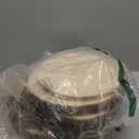 FSWCCK 10 PCS Unfinished Wood Slices for Centerpieces-Round Natural Discs with Tree Bark, Wooden Cookies Circles for Crafts Christmas Ornaments, Rustic Wedding Decor,Table Decoration (4"- 4 .7")