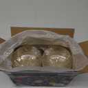 bUCLA 50Pack Gold Glitter Plastic Bowls - 10oz Disposable Crystal Salsa/Dessert Bowls for Wedding & Party