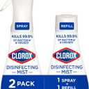 Clorox Disinfecting Mist, Lemon and Orange Blossom, 1 Spray and 1 Refill, 16 oz Each