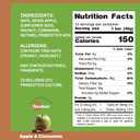 NEOBAR Apple Pie, Apple Cinnamon Probiotic Bars - Plant-Based Vegan Fruit and Nuts Snack Bars, Gluten Free Dairy Free Snacks, No Added Sugar, No Preservatives, Non-GMO |12 Count (EXP 10/01/26)