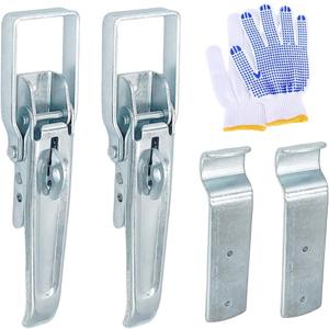 Trailer Gate Latch Handle Parts, 2 Pcs Utility RV Trailer Lift Gate Latches - for RV Camper Caravan Replacement Accessories