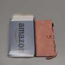 TwoHead Wallet Case Compatible with iPhone 16 Pro Max,Detachable Magnetic Phone Case,PU Leather All-Round Protective Case Wallet with Card Holder/Change Pocket,6.9 in,Pink