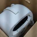 Automatic Cat Litter Box Self Cleaning - APP Control and Weight Monitoring - Ultra-Quiet, Suitable for Medium Cats and Kittens, Safe Anti-Pinch Litter Box (Assembly Required) - White