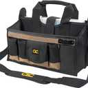 CLC Custom LeatherCraft 1529 16 In. Center Tray Tool Bag, 16 Pocket