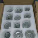 RUCKAE Small Clear Bud Vases Bulk 12 Pack Mini Flower Glass Vases for Centerpiece Table Wedding Decorations Home Decor Party(Transparent)