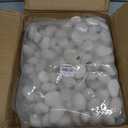 40lbs White River Rocks for Landscaping, 2-3 Inch Natural Pebbles for Indoor Plants, High Polished Decorative Stones Garden Outdoor and Indoor DIY Vase Filler Fish Tank Aquariums