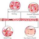 Lionet Paws Valentines Dog Collar Bowtie, Dog Bowtie Collar with Metal Buckle for Dogs, Adjustable Comfortable Dogs Collars Girl Boy, XL, Neck 16-26 in (Red Pink Hearts)