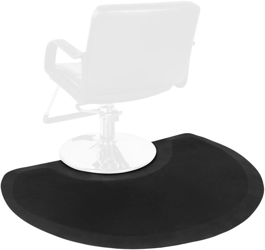 OmySalon 1/2'' Thick Anti Fatigue Mat for Hairstylist Standing, 3'x4' Barber Floor Matt Under Salon Chair, Hair Cutting Hairdressing Equipment