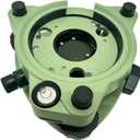 Tribrach with Optical Plummet Compatible with Topcon Sokkia Total Station, Aluminum Tribrach Adapter, Green Survey Equipment Tribrach