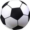 Giant Inflatable Soccer Ball - Made from Premium Grade Vinyl, Black & White 2.5 ft