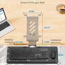 HUANUO Under Desk Keyboard Tray, 25 x 9.8 Inch Slide-Out Drawer, 25"W x 9.84"D