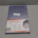 8.5 x 14 inch Legal Size Clear Plastic Binding Covers 7 mil [pk of 100] unpunched Sheets