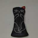 Funny Golf Head Covers, Leather Driver Headcover, Fairway Wood Cover, Hybrid Head Covers Advanced Embroidery Golf Club Head Covers for Men Women Animal Golf Headcovers