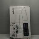 Veeloim Stone Bath Mat Diatomaceous Earth Shower Mat Non-Slip Super Absorbent Diatomite Stone Bath Mats for Bathroom Floor Quick Drying Natural Easy to Clean