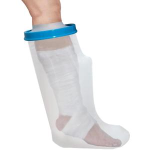 100% Waterproof Leg Cast Cover for Showering, Reusable Adult Short Leg Cast Protector, Cast Covers for Shower Leg, Cast Bag for Shower, Cast Cover for Showering Foot, One Size