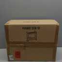 Bar Cart,Home Bar Serving Cart with Storage Shelves, 2 Tier Rolling Beverage Cart with Wheels, Modern Wine Cart with Wine Rack and Glass Holder for Kitchen, Living Room,Dinning Room,Gold