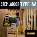 DeWalt Type IAA 375lb Rated FG Stepladder 4' DXL3410-04