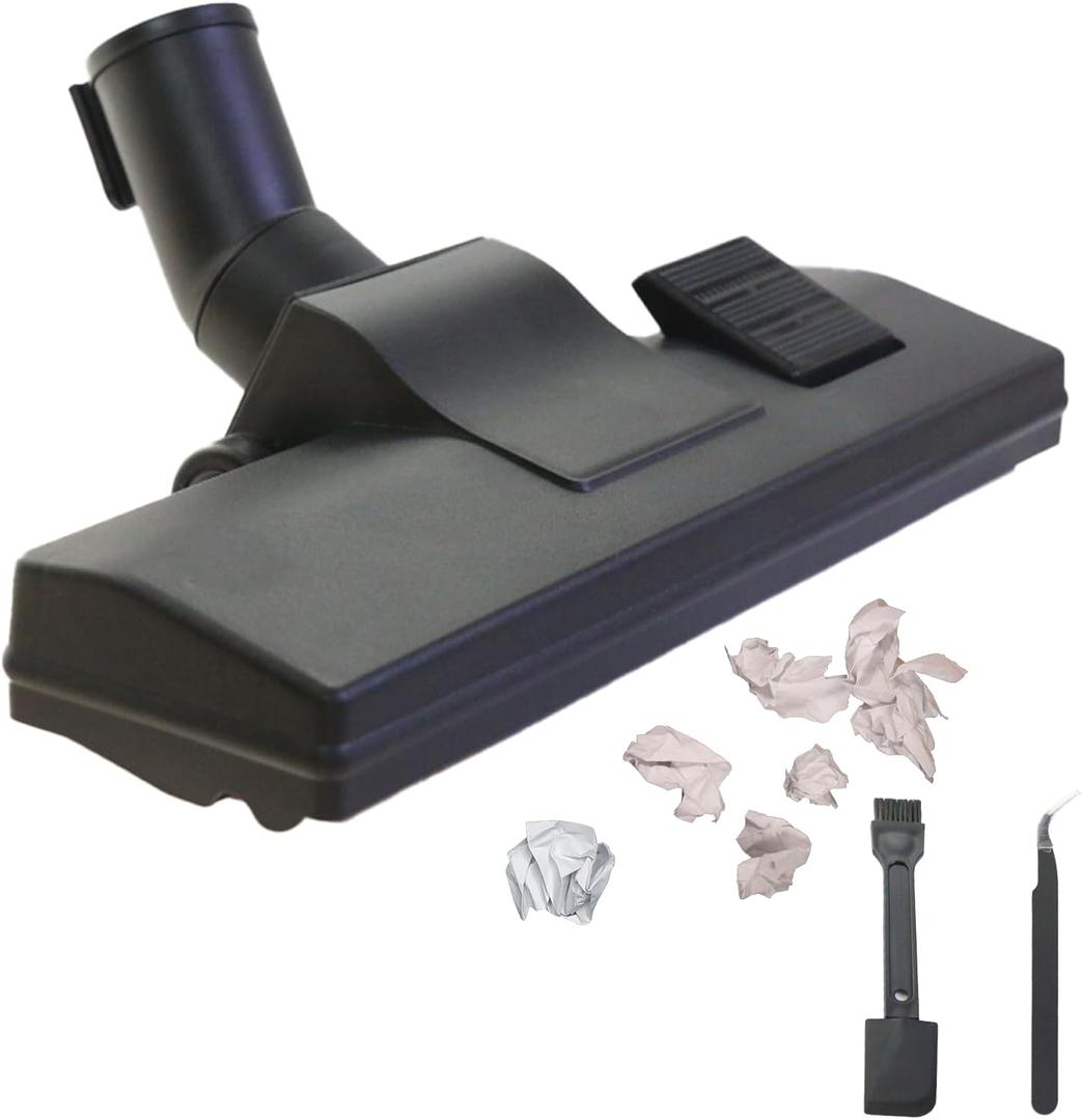 Vacuum Attachments & Brushes, 32MM Universal Vacuum Brush Attachment, Replacement Floor Brush Compatible with Models NEN110A, NEN110B, NEN110D 3670M, 3680, 3670G Series (Black)