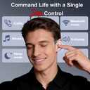 Sleep Earbuds Bluetooth 6.0 in Ear, Sleep Headphones with Sleep Monitor APP, 2026 New Mini Sleep Ear Buds with Small Earplugs for Side Sleepers, 48H Playtime Sleep Earphones with Sleep Mode Black