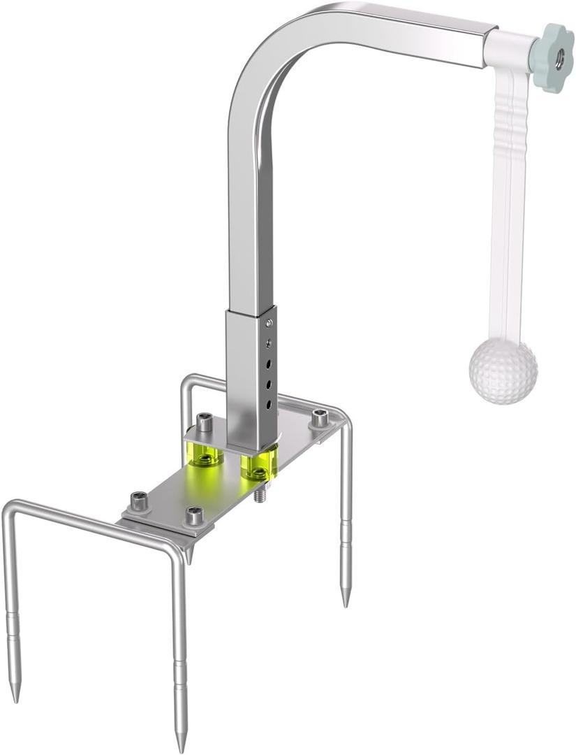 Golf Swing Trainer, Portable Golf Training Aid, Durable Golf Practice Equipment With 5 Adjustable Height, Indoor Outdoor Golf training equipment Accessories, Golf Gifts for Men women Golf Lovers