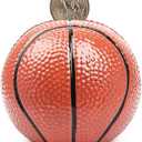 Ceramic Large Basketball Piggy Bank for Boys, Sports Coin Bank, Bedroom Decor Money Box - L