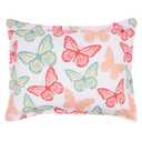 Amazon Basics 5-Piece Soft Microfiber Kid's Bed-in-a-Bag Bedding Set with Comforter, Sheets, Sham and Pillowcase, Twin, Butterfly Friends