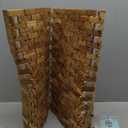 HJJKKH Bath Mat, Wooden Bathroom Mat Rayon Derived from Bamboo 27.6"x19.7", Foldable Non-Slip Floor Mat, Wooden Shower Mat for Bathroom, Bathtub, Spa, Sauna, Hot Tub & Outdoor Use