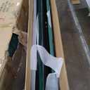 Meridian Furniture Kiki Collection Modern | Contemporary Velvet Upholsterd Bed with Channel Tufting, Siderails and Footboard Storage Compartments, King, Green