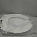 BEMIS 7750TDG Commercial Heavy Duty Open Front Toilet Seat with Cover, Industrial Seat with Secure Installation, Elongated, White