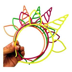 Zddaoole 24 Pcs Unicorn Headbands Unicorn Birthday Party Favors,Plastic Hairbands for Girls,Headware Accessories for Party Supplies Gift,Teens Toddlers Children