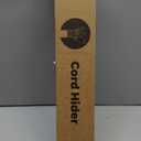 Delamu Cord Hider, 157in Wire Covers for Cords on Wall, Premium Cable Hider Cord Covers for Wires, Cable Management Wire Hiders for TV, Cable Raceway Kit, W0.95 H0.55in, White