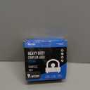 RETRUE Universal Coupler Lock Trailer Locks Ball Hitch Trailer Hitch Lock Adjustable Security Heavy-Duty Steel Fits 1-7/8 Inch, 2 Inch, 2-5/16 Inch Couplers Black