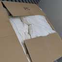 ELEMUSE Full Size Extra Thick Fusion Goose Down Feather Filled Mattress Topper, Plush Fluffy Double Layer Pillowtop Mattress Pad Cover, Soft Featherbed with 8-21 Inch Deep Pocket (Pure White)