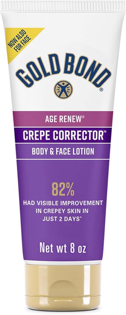 Gold Bond AgeRenew Crepe Corrector Body Lotion, Replenishing & Smoothing Formula, Gold Bond Crepe Corrector Body Lotion, 8 oz (8 Ounce (Pack of 1))
