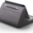 Lamicall Tablet Stand Pillow Holder - Tablet Pillow Soft Pad for Bed, Lap Phone Stand with Stylus Mount & Pocket, for iPad Pro 12.9, Air, Mini, Kindle, Galaxy Tab and 4-13" Devices, Grey, Mother's Day