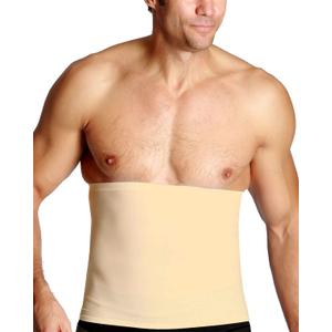 Insta Slim Mens Slimming Compression Firming Belt, Slimming, Tummy Control, Special Occasions, Back Support, Posture Support (Beige)