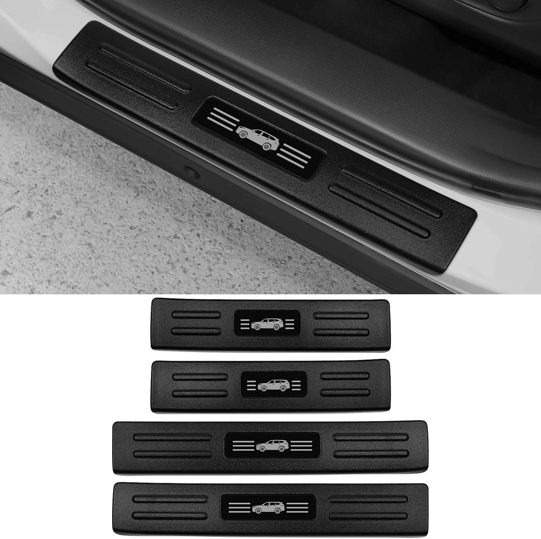 Door Sill Guard for 2020-2025 2026 Toyota Highlander Accessorie ABS Material Door Sill Protector Decorative(Nor for Grand Highlander)