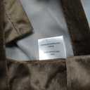 Nemia Gold Brown Velvet Curtains Thermal Insulated Blackout Curtain for Bedroom Window Living Room Darkening Luxury Vintage 84 Inches Long Heavy Drapes Panels Back Tab Set of 2