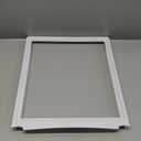 240599301 Crisper Pan Cover Compatible with Frigidaire Refrigerator Shelf Frame Without Glass Refrigerator, Delicatessen Drawer Cover 19-5/8" x 16-3/8"