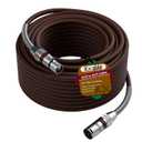 Kxable XLR Microphone Cable 200 FT, XLR Male to Female Balanced Mic Cable, 3-Pin Shielded Speaker Cord, Zinc Alloy Connectors, 22AWG Pure Copper, Metal Spring SR, Recording Studio, Podcast, Brown