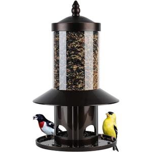 Squirrel-Proof Bird Feeder for Outdoor Hanging Wild Bird Seeds.